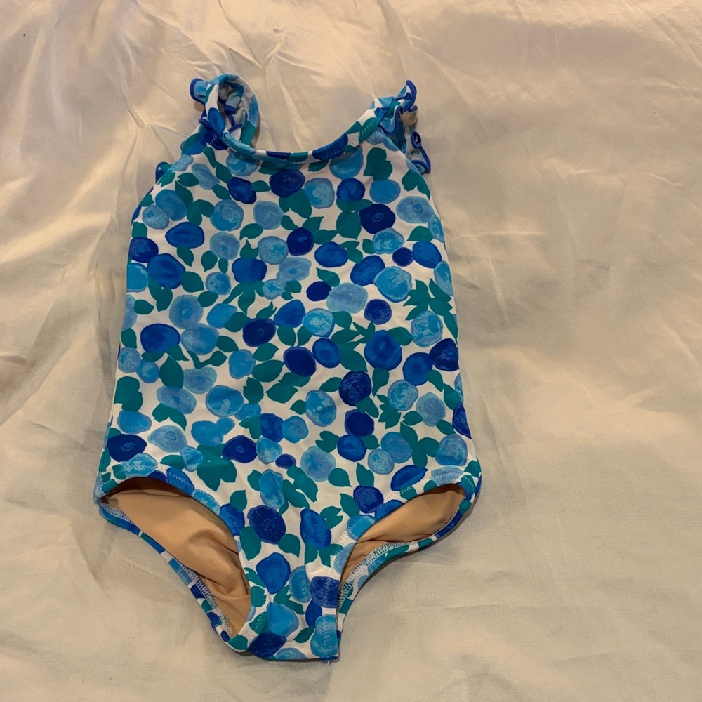 Crewcuts Blue & Teal Floral One-Piece Swimsuit
